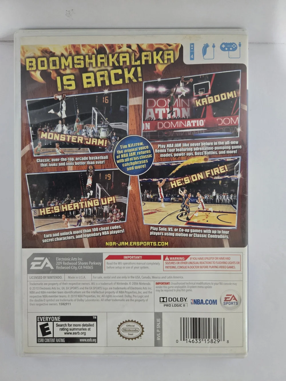 NBA JAM WII AND SUPER MARIO BUNDLE
